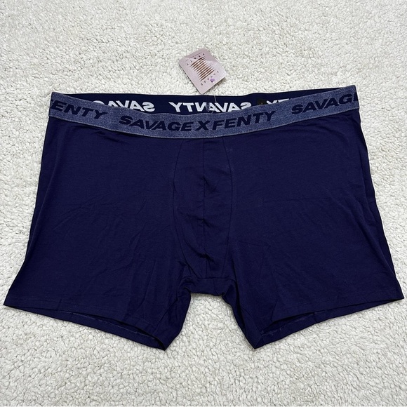 Savage X Fenty Framed in Denim Boxer Briefs Men's Size 4XL - Picture 1 of 5